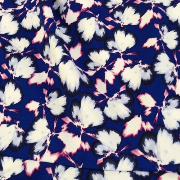 Banana republic factory small blue high neck peplum blouse. - Picture 7 of 7